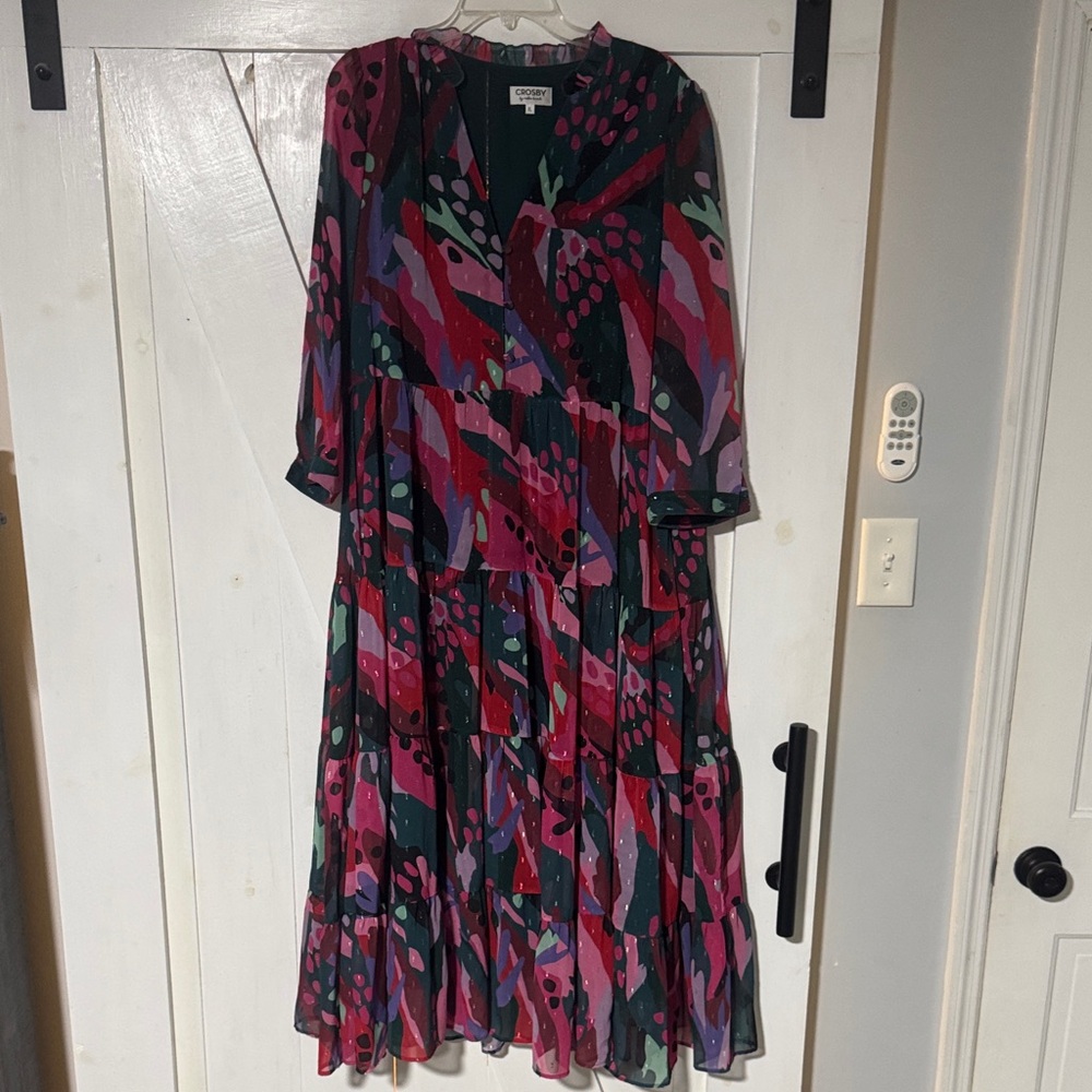 CROSBY by Mollie Burch Multicolor Long Sleeve Dress